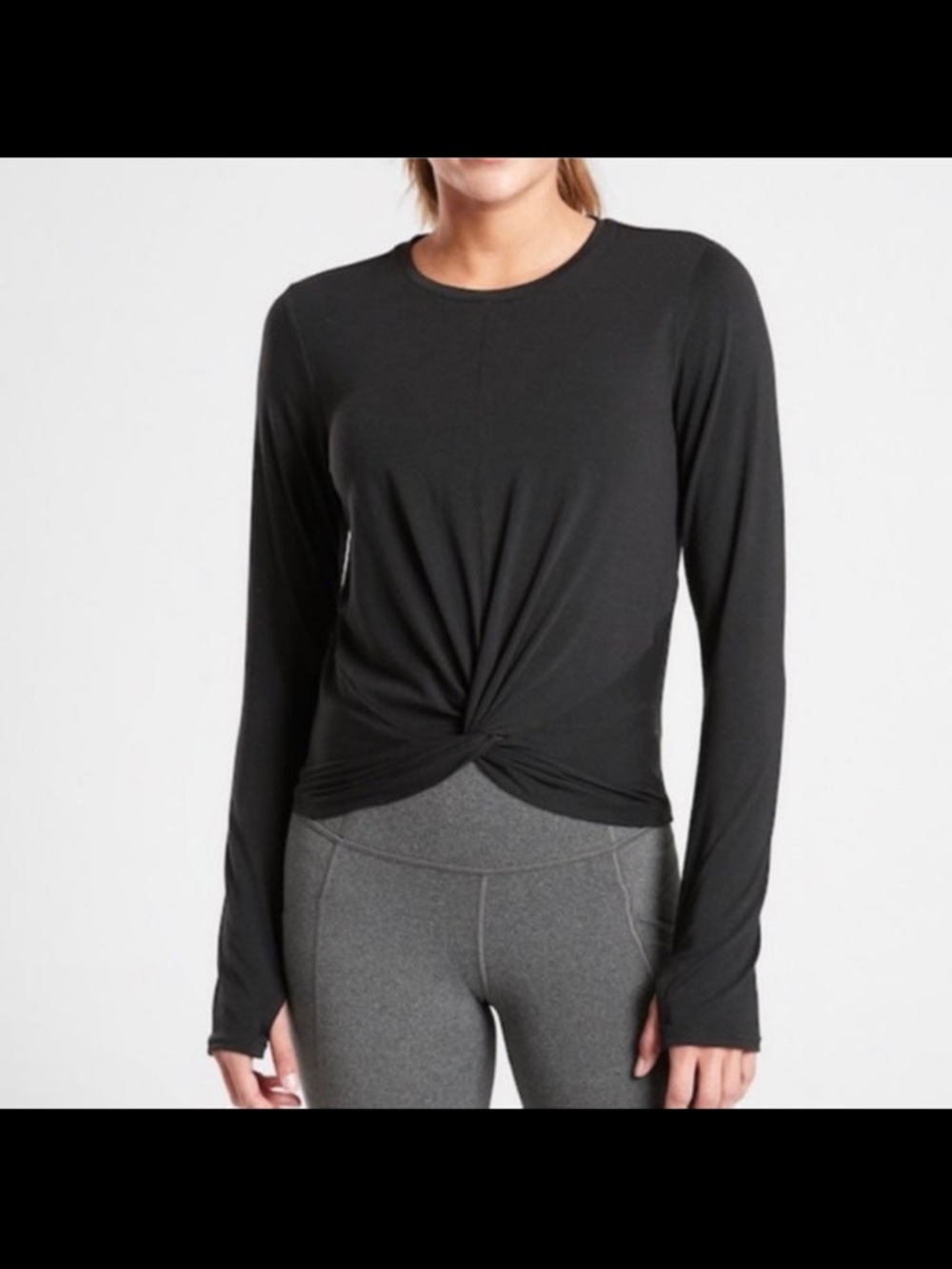 EUC Athleta Essence Twist Top —sz Large